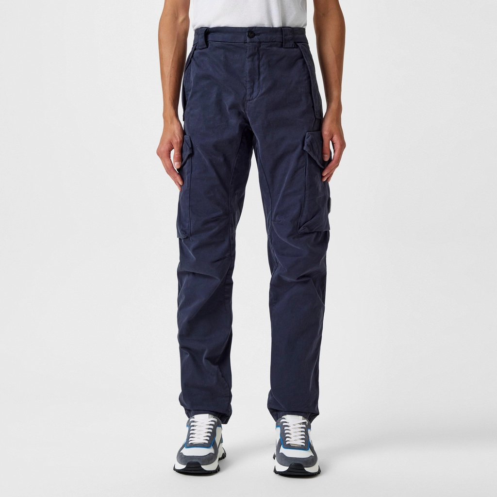 CP Company Stretch Sateen Cargo Pants - Total Eclip 888